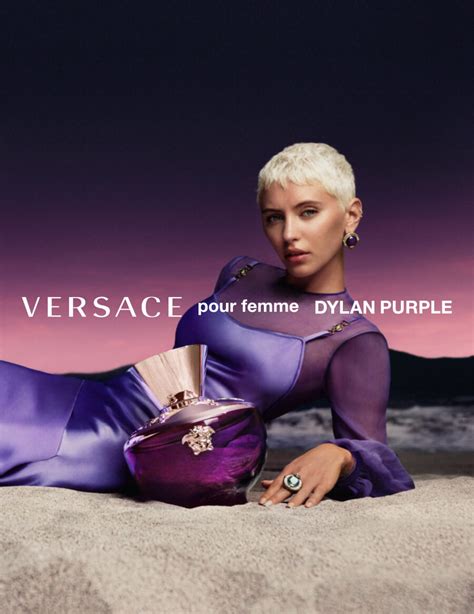 dylan purple versace model.